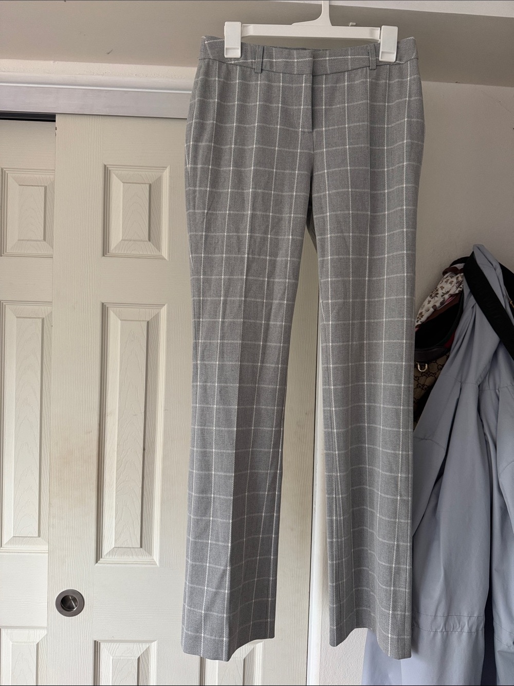Gray Windowpane Women’s Dress Pants